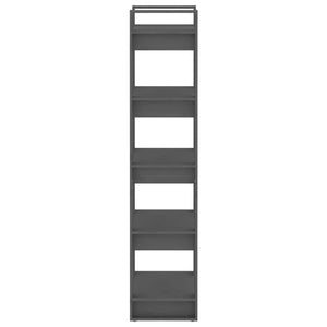 vidaXL Bookcase/Room Divider Grey 60x35x160 cm Solid Wood