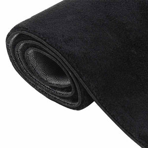 Waschbarer Teppich Kurzflor 160x230 Schwarz