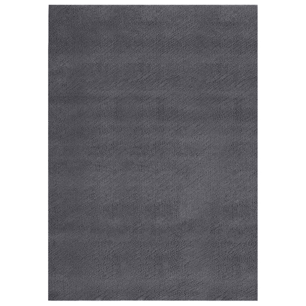 vidaXL Washable Shaggy Low Pile Rug 160x230 Non-Slip Anthracite