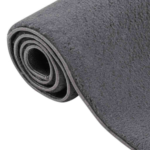 vidaXL Washable Shaggy Low Pile Rug 160x230 Non-Slip Anthracite