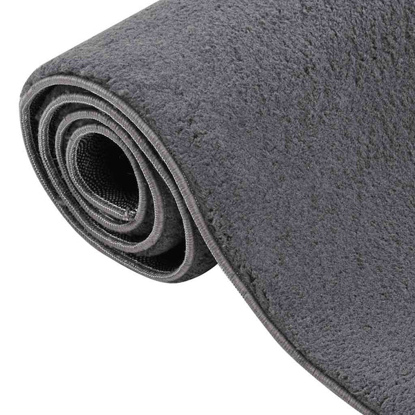 vidaXL Washable Shaggy Low Pile Rug 160x230 Non-Slip Anthracite
