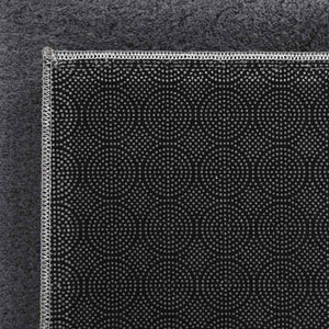 vidaXL Washable Shaggy Low Pile Rug 160x230 Non-Slip Anthracite