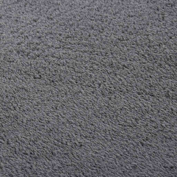 vidaXL Washable Shaggy Low Pile Rug 160x230 Non-Slip Anthracite