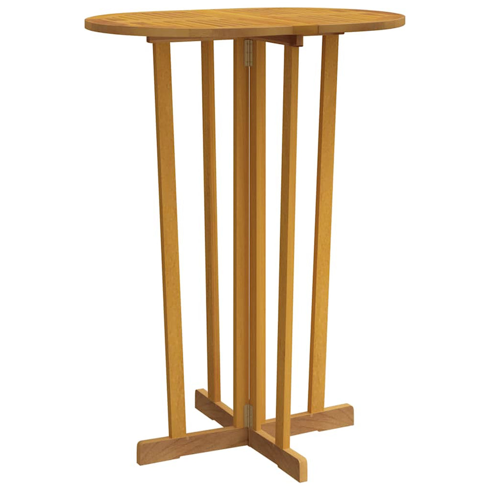 vidaXL Folding Bar Table 90x65x105 cm Solid Teak Wood