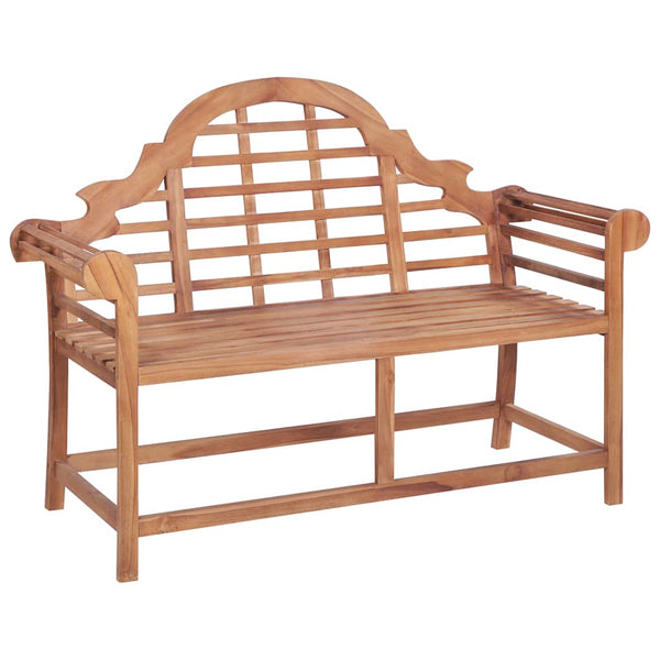 vidaXL Garden Bench 127x58.5x92.5 cm Solid Teak Wood