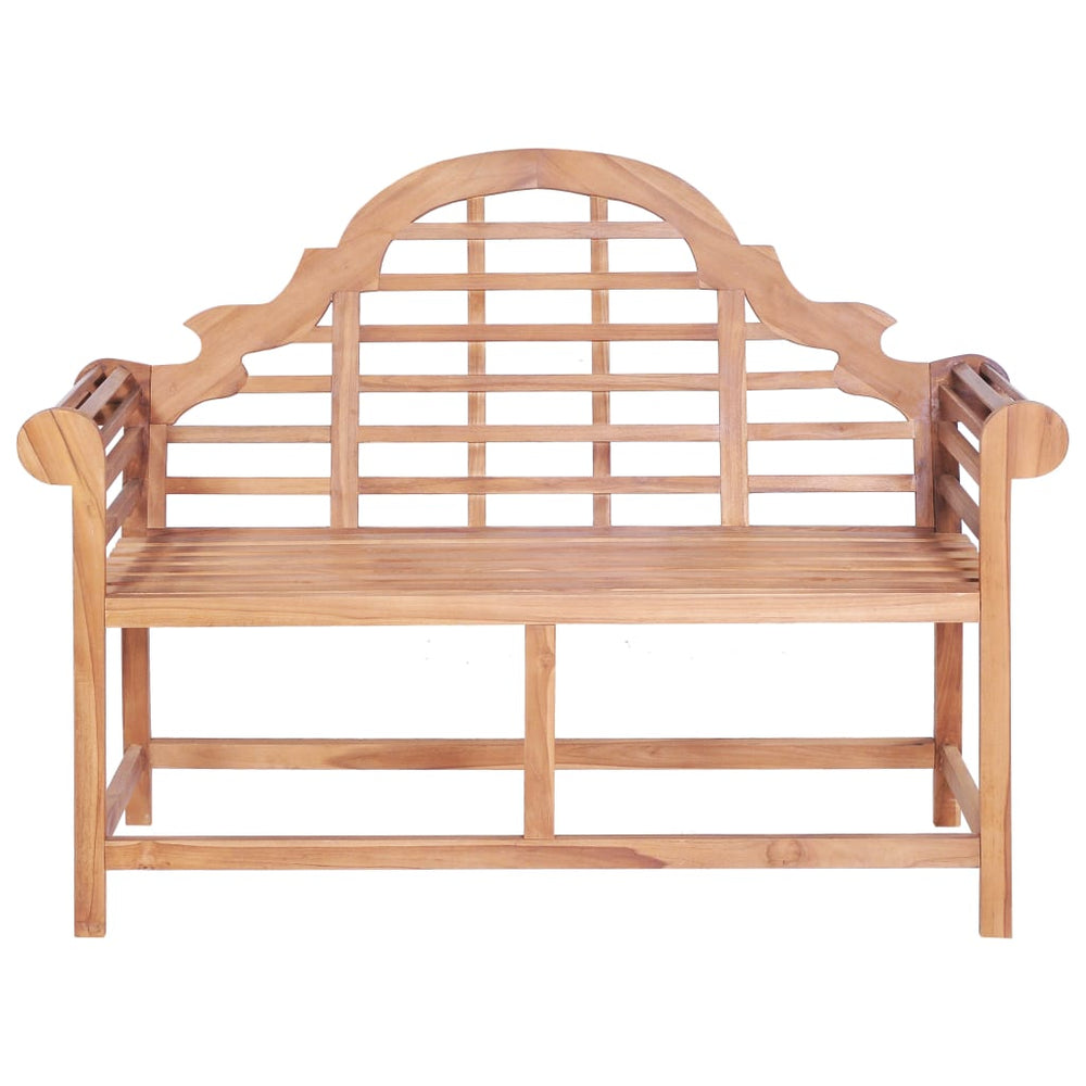 vidaXL Garden Bench 127x58.5x92.5 cm Solid Teak Wood