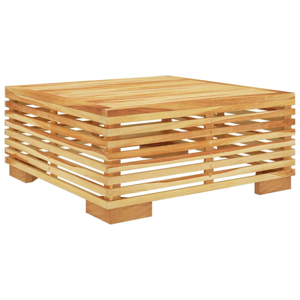vidaXL Garden Coffee Table 69.5x69.5x31 cm Solid Teak Wood
