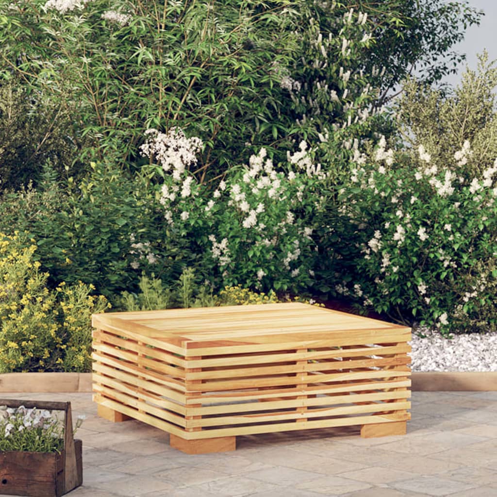 vidaXL Garden Coffee Table 69.5x69.5x31 cm Solid Teak Wood
