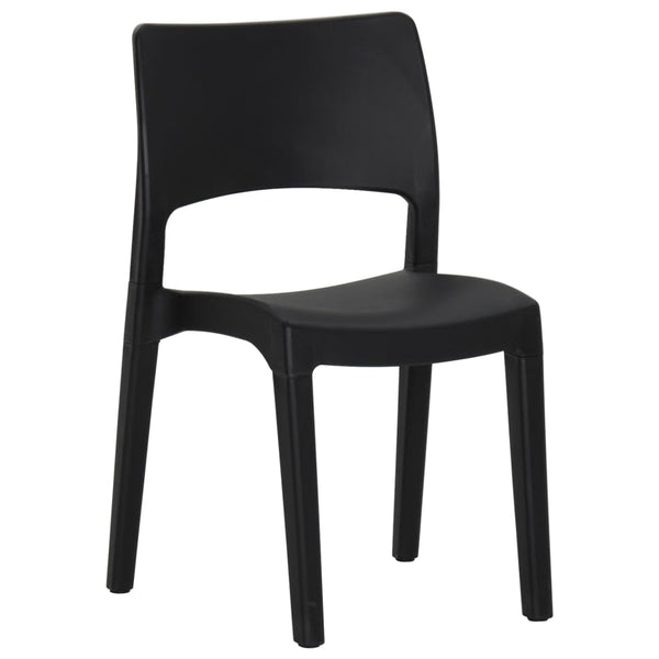 vidaXL Garden Chairs 2 pcs. Polypropylene Anthracite