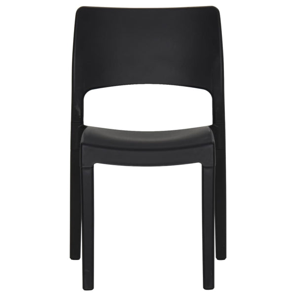 vidaXL Garden Chairs 2 pcs. Polypropylene Anthracite