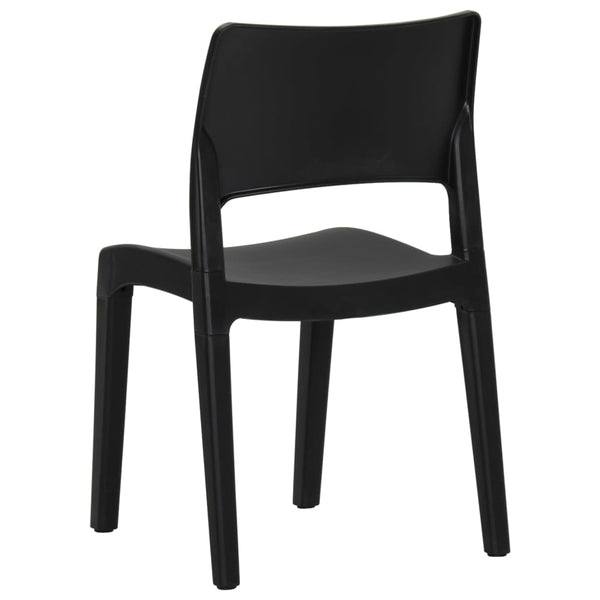 vidaXL Garden Chairs 2 pcs. Polypropylene Anthracite