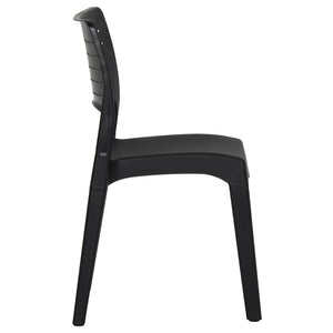 vidaXL Garden Chairs 2 pcs. Anthracite Polypropylene