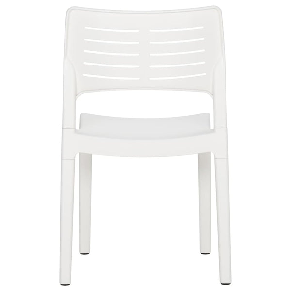 vidaXL Garden Chairs 2 pcs. White Polypropylene