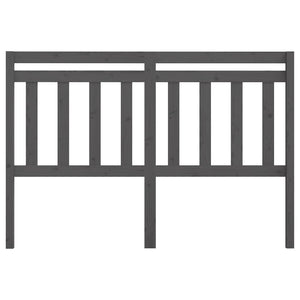 Graues Kiefer Massivholz Kopfteil 126cm