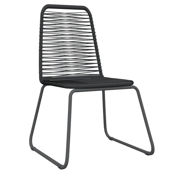 vidaXL 5-piece Outdoor Dining Set Black