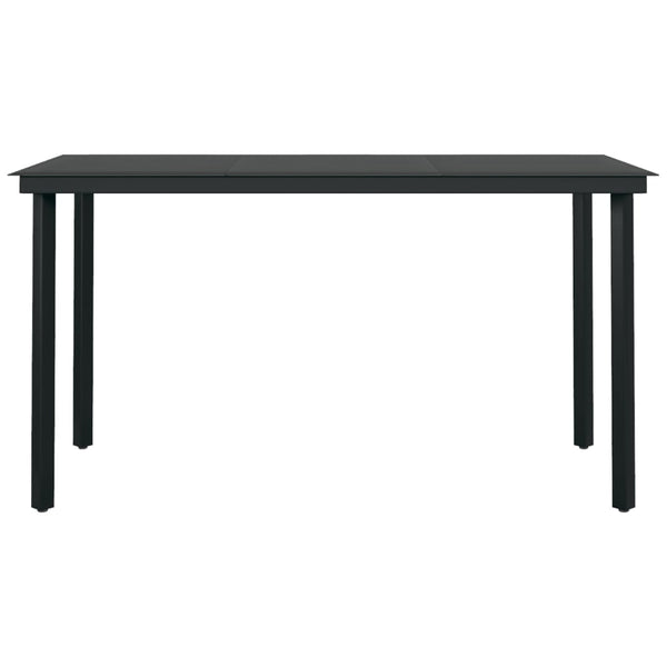 vidaXL 5-piece Outdoor Dining Set Black