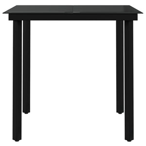 vidaXL 3-Piece Garden Dining Set Brown and Black