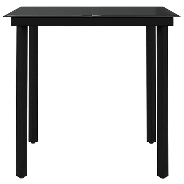 vidaXL 3-Piece Garden Dining Set Brown and Black