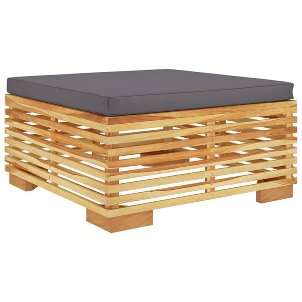 vidaXL 10-piece Solid Teak Garden Lounge Set with Cushions