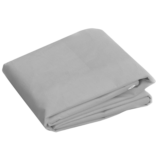 vidaXL Tarp 260 gsm 3x5 m Grey HDPE