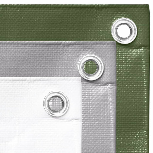 vidaXL Tarpaulin 260 gsm 3x6 m Grey HDPE