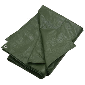vidaXL Tarpaulin 180 g/m² 3x6 m Green HDPE