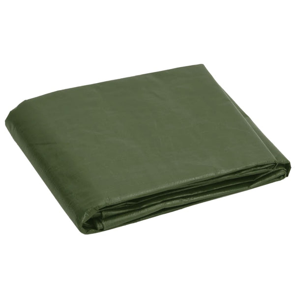 vidaXL Tarpaulin 180 g/m² 6x6 m Green HDPE