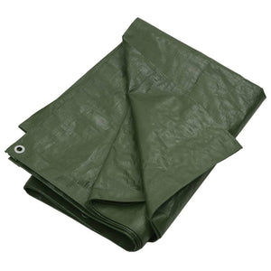 vidaXL Tarpaulin 180 gsm 6x8 m Green HDPE