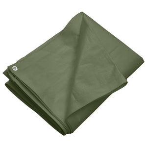 vidaXL Tarpaulin 260 g/m² 8x12 m Green HDPE