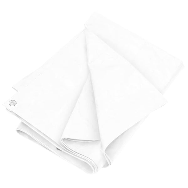 vidaXL Tarpaulin 180 g/m² 3x5 m White HDPE