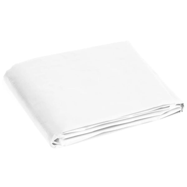 vidaXL Tarpaulin 180 g/m² 3x5 m White HDPE