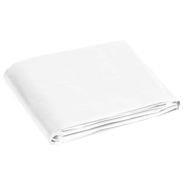 vidaXL Tarp 180 g/m² 3x6 m White HDPE