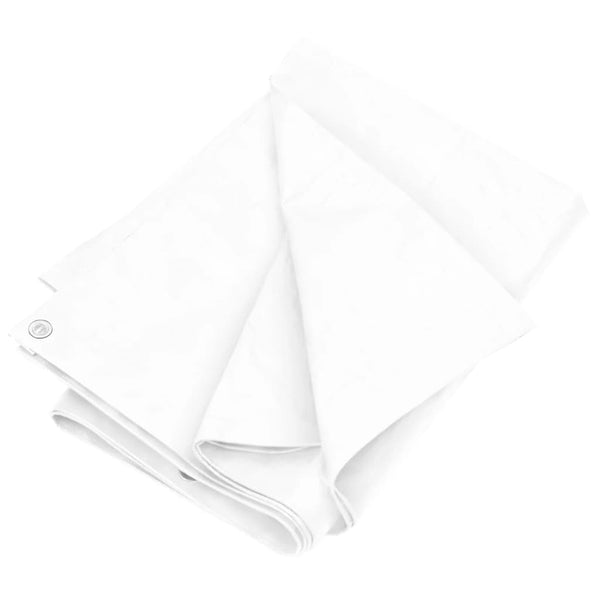 vidaXL Tarpaulin 180 g/m² 4x6 m White HDPE