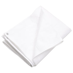 vidaXL Tarpaulin 260 g/m² 3x6 m White HDPE