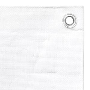vidaXL Tarpaulin 260 g/m² 3x6 m White HDPE