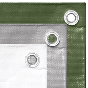 vidaXL Tarpaulin 260 g/m² 3x6 m White HDPE