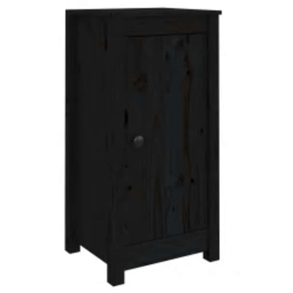 Schwarze Kiefer Sideboards, 2er-Set