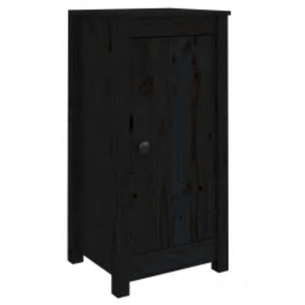 Schwarze Kiefer Sideboards, 2er-Set