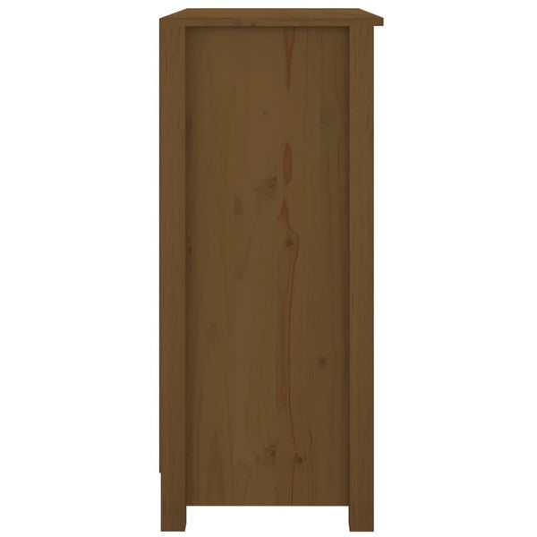 vidaXL Sideboard Honey Brown 70x35x80 cm Solid Pine Wood