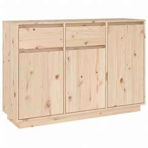 vidaXL Sideboard 110x34x75 cm Solid Pine Wood