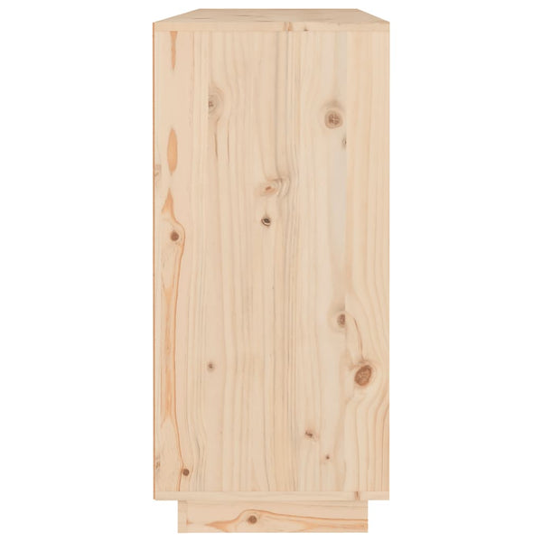 vidaXL Sideboard 110x34x75 cm Solid Pine Wood