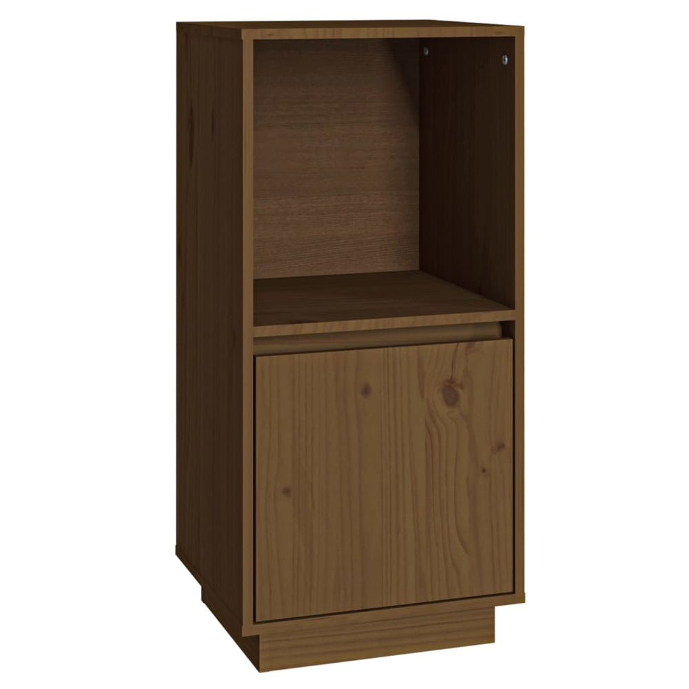Sideboard Honigbraun Kiefer Massivholz 38x80 cm