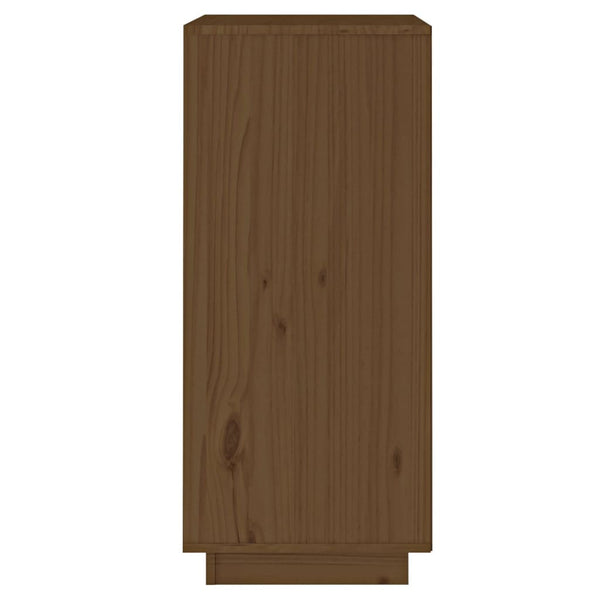 Sideboard Honigbraun Kiefer Massivholz 38x80 cm
