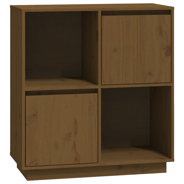 Honigbraunes Kiefer Massivholz Sideboard 74 cm