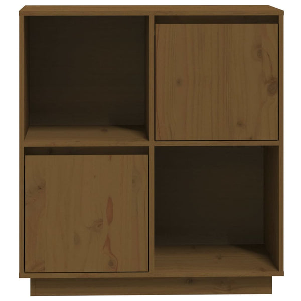 Honigbraunes Kiefer Massivholz Sideboard 74 cm