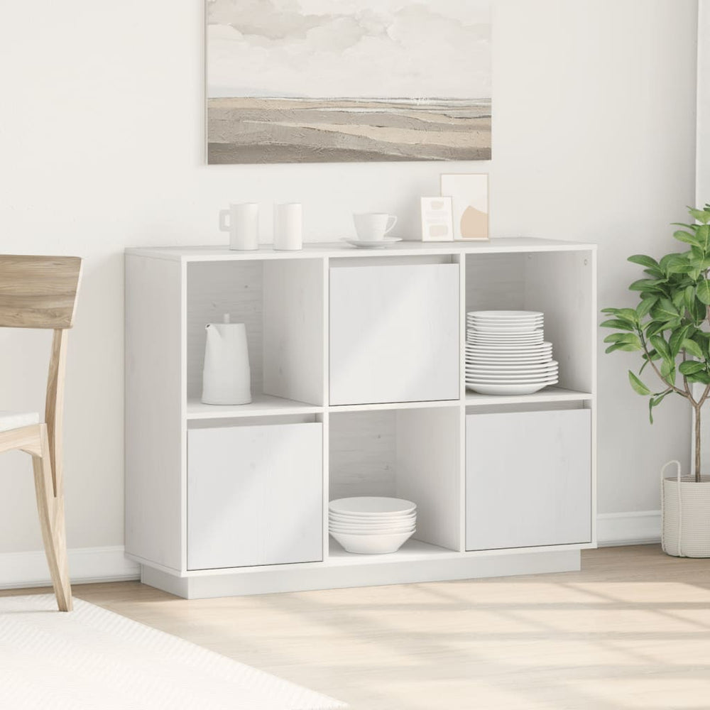 Weißes Kiefer Sideboard, 110cm