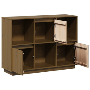 Sideboard Honigbraun Kiefer Massivholz 110,5cm