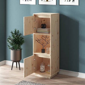 Highboard Kiefer Massivholz 38x117 cm