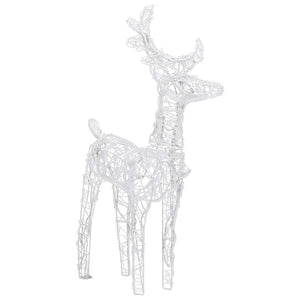 vidaXL LED Reindeer 2 pcs Warm White 80 LEDs Acrylic