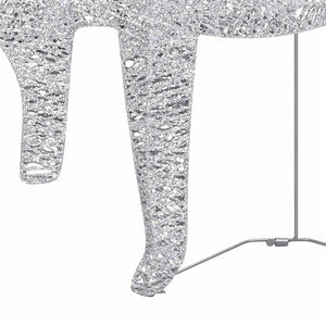 vidaXL LED Reindeer 2 pcs. Silver 40 LEDs
